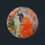 Chapa Redonda De 5 Cm Gustav Klimt - Mujeres amigas<br><div class="desc">Mujeres amigas - Gustav Klimt,  Oil on Canvas,  1916-17 (destruido en 1945)</div>