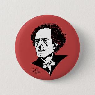 Chapa Redonda De 5 Cm Gustav Mahler