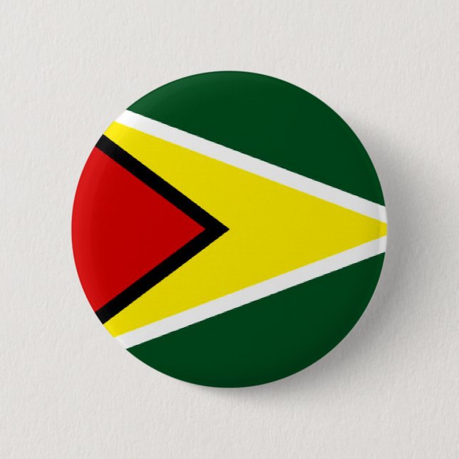 Chapa Redonda De 5 Cm Guyana (Anverso)