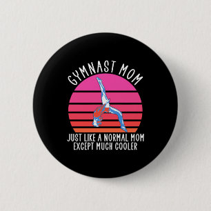 Chapa Redonda De 5 Cm Gymnast Mom