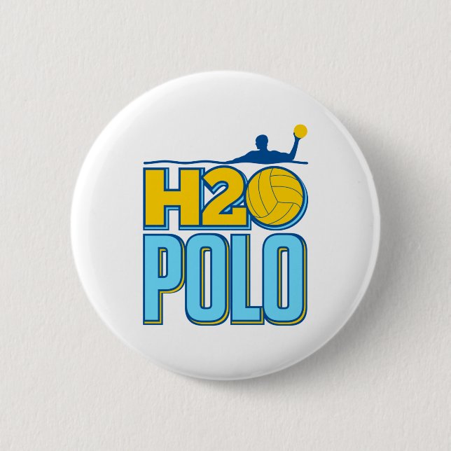 Chapa Redonda De 5 Cm H2O Water Polo (Anverso)