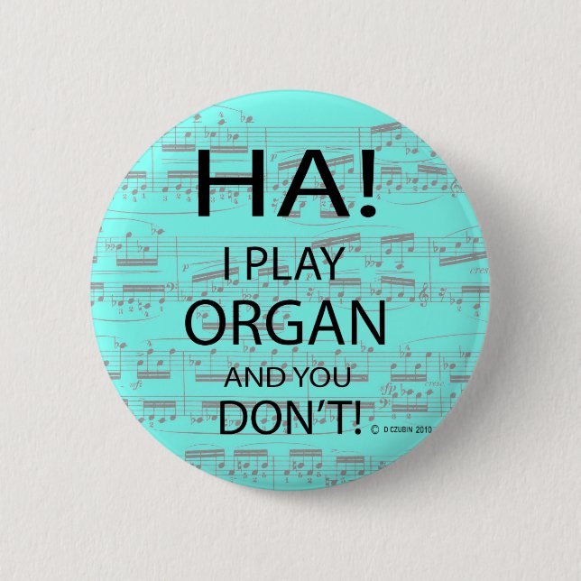 Chapa Redonda De 5 Cm Ha Organ (Anverso)