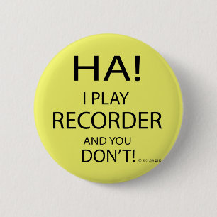 Chapa Redonda De 5 Cm Ha Recorder