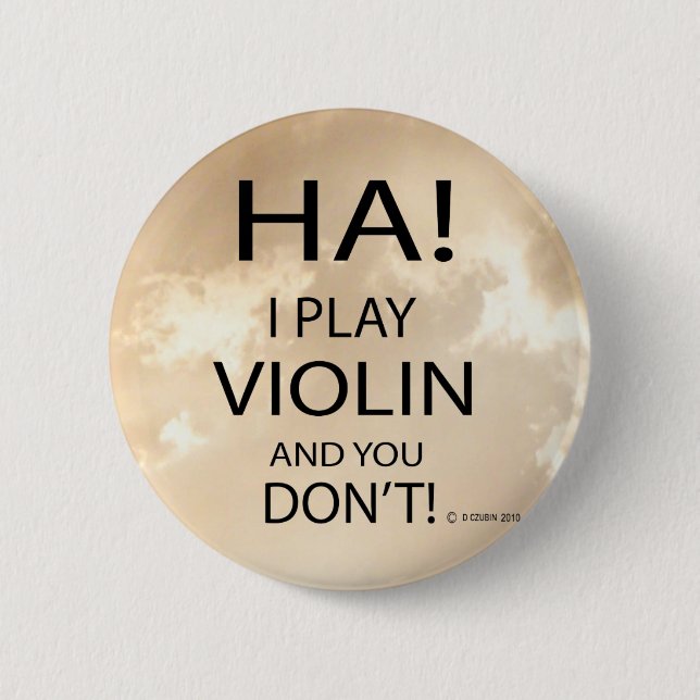 Chapa Redonda De 5 Cm Ha Violin (Anverso)