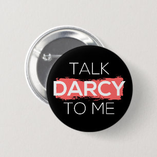 Chapa Redonda De 5 Cm Hable Darcy Conmigo