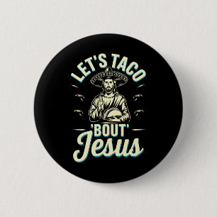 Chapa Redonda De 5 Cm Hablemos de Jesús en Taco 