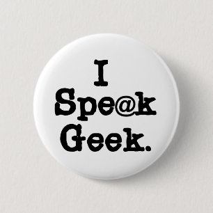 Chapa Redonda De 5 Cm Hablo geek