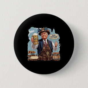 Chapa Redonda De 5 Cm Hacer grande de nuevo Trump Beer Mug