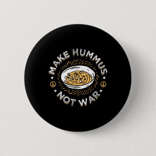 Chapa Redonda De 5 Cm Hacer humus no guerra Vegetariano vegetario propag
