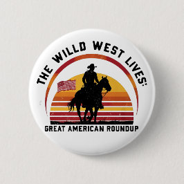 Chapa Redonda De 5 Cm Hacer que Estados Unidos sea más grande de nuevo
