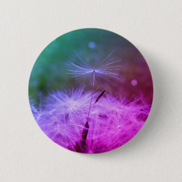 Chapa Redonda De 5 Cm Hacer una insignia de reloj dandilion de deseo