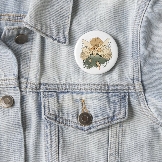 Chapa Redonda De 5 Cm Hadas encantadoras - Arte fantástico (In situ)