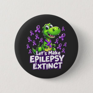 Chapa Redonda De 5 Cm Hagamos que la epilepsia sea un genio para la conc