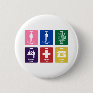 Chapa Redonda De 5 Cm Hall Passes for the Elementary Classroom