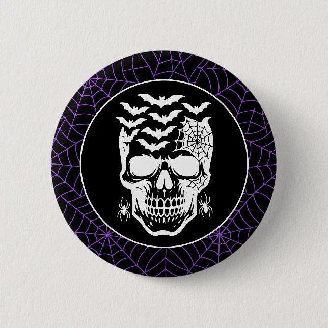Chapa Redonda De 5 Cm Halloween  (Anverso)