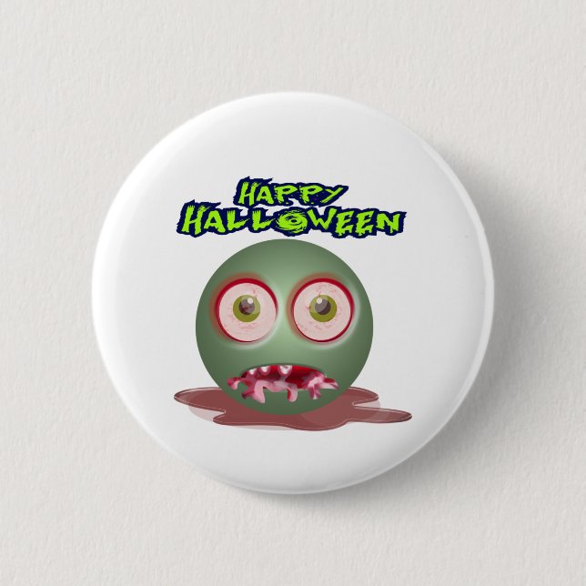 Chapa Redonda De 5 Cm Halloween (Anverso)