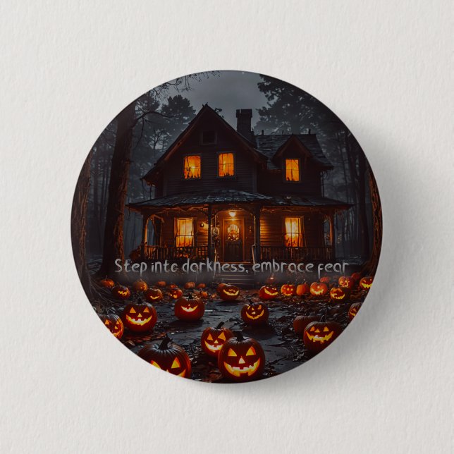Chapa Redonda De 5 Cm Halloween (Anverso)