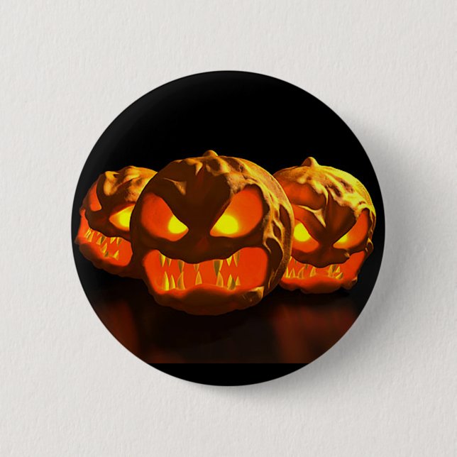 Chapa Redonda De 5 Cm Halloween (Anverso)