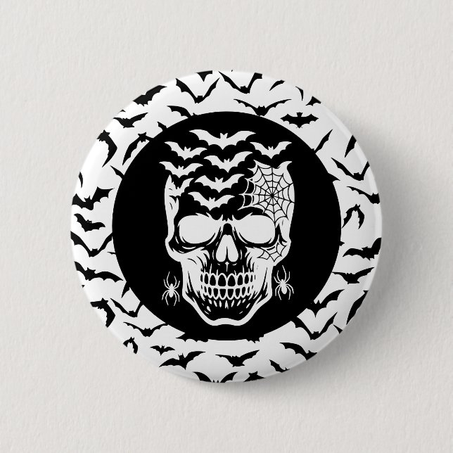 Chapa Redonda De 5 Cm Halloween  (Anverso)