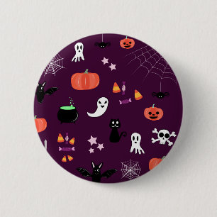 Chapa Redonda De 5 Cm Halloween