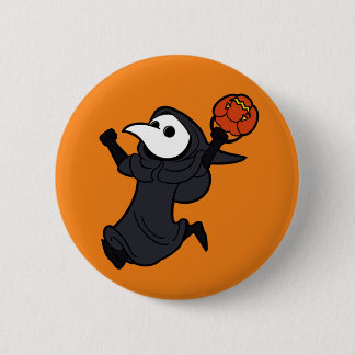 Chapa Redonda De 5 Cm ¡Halloween amigable con la peste!