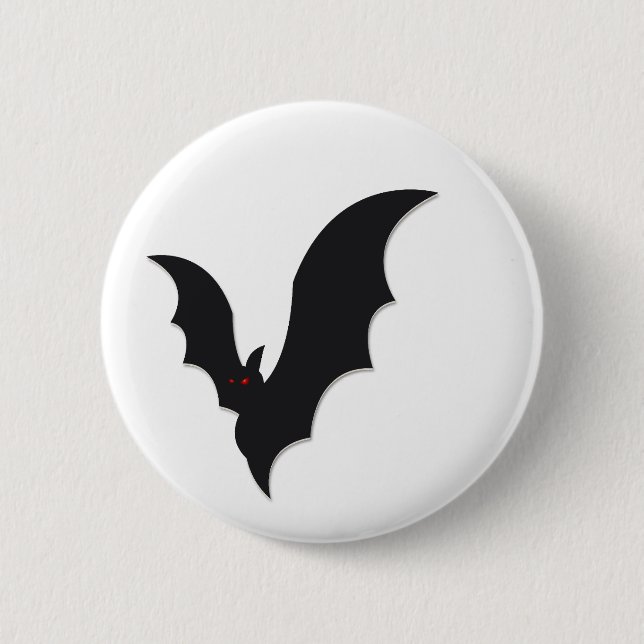 Chapa Redonda De 5 Cm Halloween bat (Anverso)