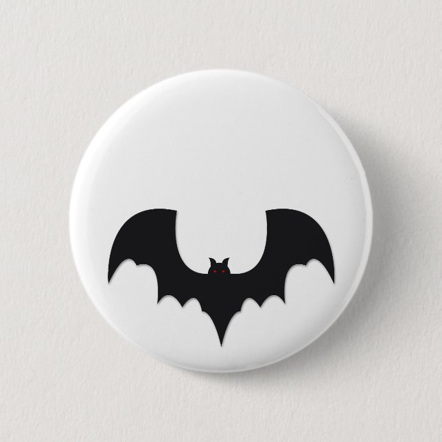 Chapa Redonda De 5 Cm Halloween bat (Anverso)