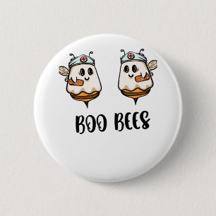 Chapa Redonda De 5 Cm Halloween Boo Bees Enfermera camiseta clásica