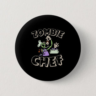 Chapa Redonda De 5 Cm Halloween Chef