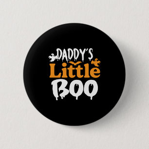 Chapa Redonda De 5 Cm Halloween Daddy Little Boo Cumpleaños