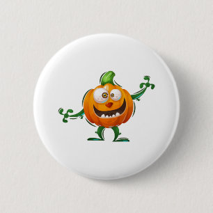 Chapa Redonda De 5 Cm halloween de calabaza