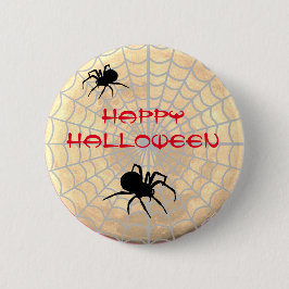 Chapa Redonda De 5 Cm Halloween de Spiders