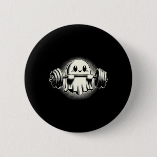 Chapa Redonda De 5 Cm Halloween del Famoso Fantasma Halloween