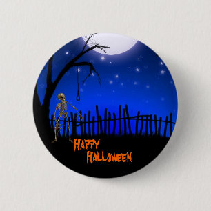 Chapa Redonda De 5 Cm Halloween espeluznante y aterrador