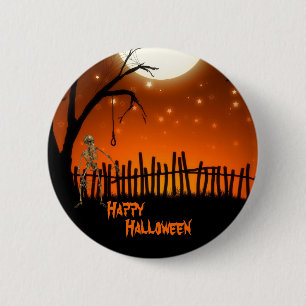 Chapa Redonda De 5 Cm Halloween espeluznante y aterrador