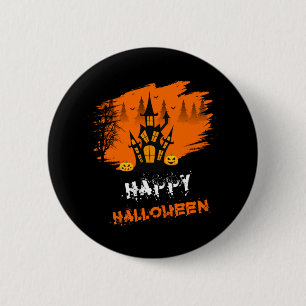 Chapa Redonda De 5 Cm Halloween Feliz cumpleaños de Halloween