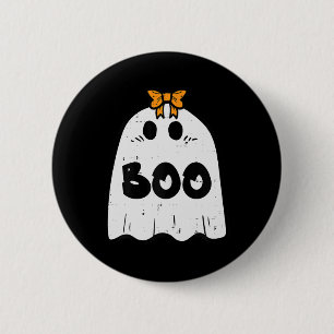 Chapa Redonda De 5 Cm Halloween Ghost Boo Chicas de disfraces Niños Todd