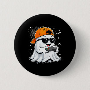 Chapa Redonda De 5 Cm Halloween Ghost Gamer Sasuy disfraz hombres de jue