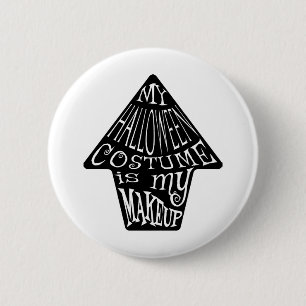 Chapa Redonda De 5 Cm Halloween Makeup