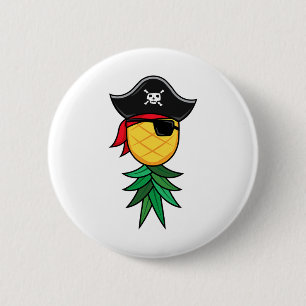 Chapa Redonda De 5 Cm Halloween Pirate Upside Down Pineapple Swingers Li