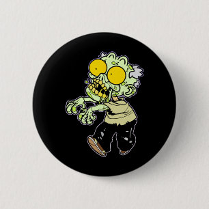 Chapa Redonda De 5 Cm Halloween Skeleton Collect Zombie de disfraces lúd
