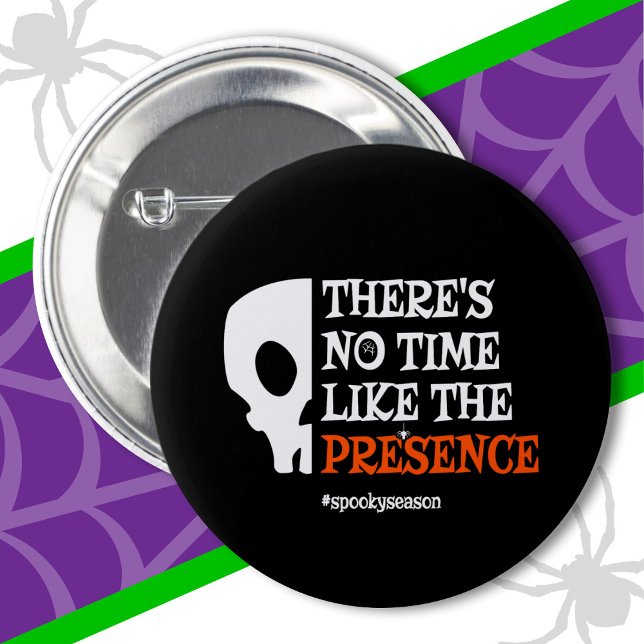 Chapa Redonda De 5 Cm Halloween Spirit Spooky Skull Funny Halloween (Subido por el creador)