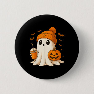 Chapa Redonda De 5 Cm Halloween Tiras De Bebé De Fantasma Hombres Hombre