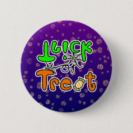 Chapa Redonda De 5 Cm Halloween Truco o Trato