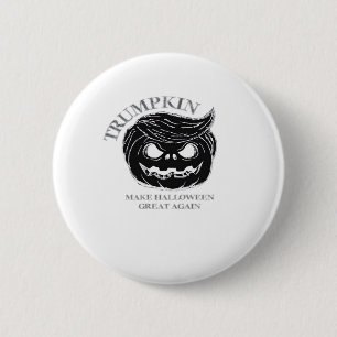 Chapa Redonda De 5 Cm Halloween Trumpkin Funny y lindo disfraz de Hallow