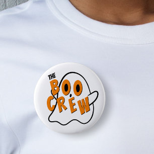 Chapa Redonda De 5 Cm Halloween White, la familia fantasma de la tripula