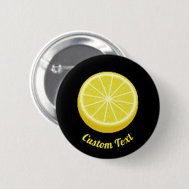 Chapa Redonda De 5 Cm Halve Lemon