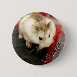 Chapa Redonda De 5 Cm Hammyville - Cute Hamster