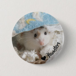 Chapa Redonda De 5 Cm Hammyville - Cute Hamster
