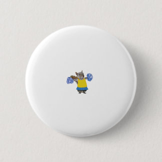 Chapa Redonda De 5 Cm Hampster Cheerled